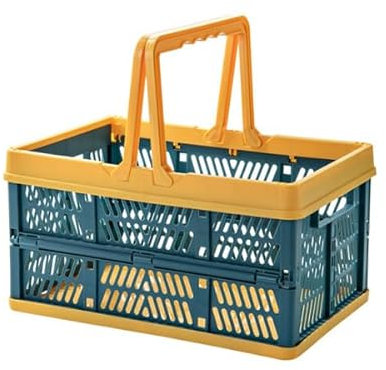 Klappbarer Einkaufskorb Stapelbar, 16 Liter Fassungsvermögen 30 см*20 см*16 см