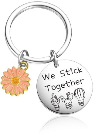 OWHOMS Kaktus-Geschenk, Kakteen-Schlüsselanhänger, Kaktus-Sachen, Sukkulenten, Geschenk, für Kaktusliebhaber, Schmuck, Kakteen-inspirierter Schlüsselanhänger, Pflanzenflüsterer, Schmuck, Gärtner,