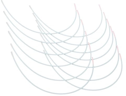 Hohopeti 10 Pairs Lingerie Bra Underwire Replacement Wire Bras for Women Underwire Repair Replacement Underwire for Bras Bra DIY Replacement Cup Corset Steel Prop Metal Women's