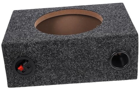iplusmile Auto Subwoofer Gehäuse Lautsprecherbox Leere Boxen Unterverpackungsbox Holz Abs Material Für Auto LKW Fahrzeuge Audiobox Subbox