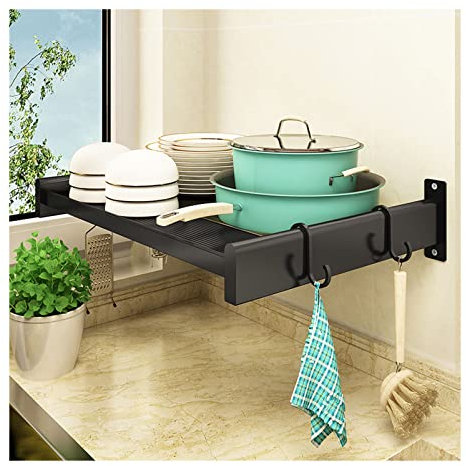 Estante de almacenamiento para microondas, estante para horno de microondas, soportes para horno eléctrico, estante para horno de microondas, estante de cocina, estante de almacenamiento negro, e