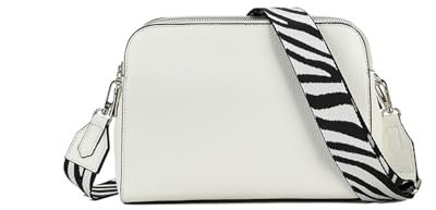 Long & Son Damen Medium Shoulder & Cross Body Handtaschen 32241, weiß, One Size