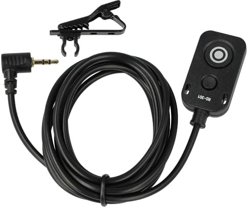 vhbw 1x Fernauslöser Fernbedienung Ersatz für Panasonic RC-201/L1, RC201-L1 für Kamera, 1,5 m