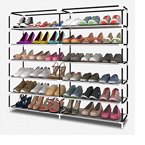 MIQXUAN Zapatero Zapatero Zapatero de Lona de 6 Niveles, Zapatero, Zapatero de pie para Sala de Estar, Pasillo, Organizador de Almacenamiento de Zapatos