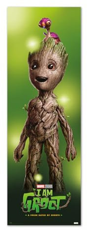 Grupo Erik - Poster Porte Marvel, Groot - 53x158cm - Deco Maison, Decoration Murale, Affiche Décorative
