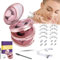 Faux Cils Magnetique Naturel, Cils Magnetique Aimant, Faux Cils Magnétique avec Applicateur, Réutilisables Cils Magnetique Yeux de Biche, Demi Faux Cils, Aucune Colle Requise, Faciles à Utiliser