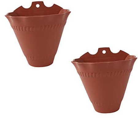 Abaodam 2piezas Maceteros Colgantes De Pared Resistentes y Duraderos Suculentas y Flores