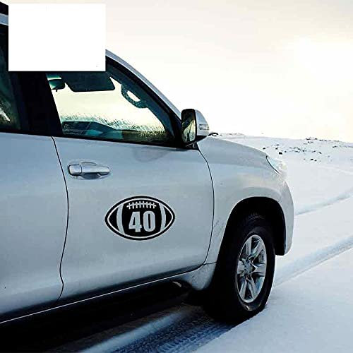 58 cm x 37,1 cm Rugby Art Decor Muster Große Autoaufkleber Vinyl Autotür Wand