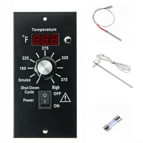 Switch Panel, Digital Thermostat Control Panel Kit, For Traeger Pellet Grills Auto Shut-Down Cycle 1 Set, Metal Material