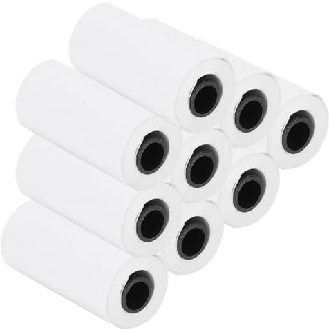 Thermopapier für Taschendrucker, 10 Rollen, Schulbedarf Bastelbedarf
