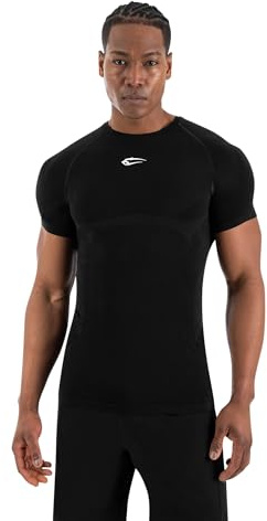 SMILODOX Kompressionsshirt Herren Carnos, Muskelbetontes T-Shirt, Enganliegendes Fitness Shirt, Seamless & Atmungsaktives Trainingshirt mit Body Mapping & feuchtigkeitsregulierung, Gym & Workout