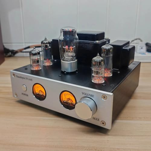 Toplionace TY A-05 Röhrenverstärker 6p1 Single-Ended Class a Hi-Fi Stereo Bluetooth 5.0 VU-Meter Vollverstärker