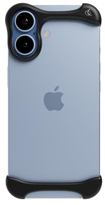 Arc Pulse kompatibel mit iPhone 17 Hülle (2025), minimalistischer Schutz, stoßdämpfend, Aluminium in Luftfahrtqualität + Elastomer-Einlagen, einfache Montage, 6,3 Zoll