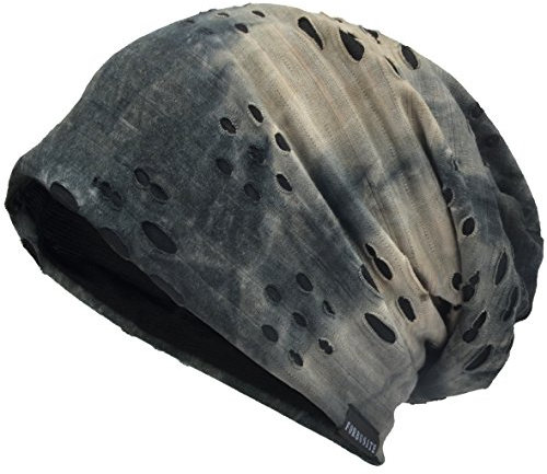 VECRY Herren Jersey Slouch Mütze Sommer Skullcap (B-Grau, Dünn Cool)