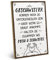 ARTFAVES® Wandbild Holzschild mit Spruch - GESCHWISTER HALTEN ZUSAMMEN - Türschild Retro Vintage Deko Bild Geschenk - Familie, Geschwister