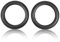Mavis Laven Speaker Foam Edge, 2pcs 8inch Loudspeaker Speaker Surround Repair Rubber Woofer Edge Repair Parts for Speaker Repair DIY