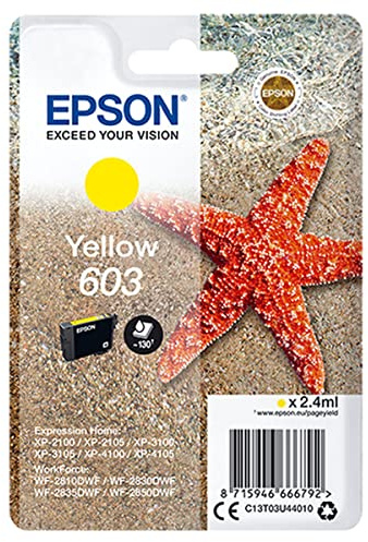 Epson Singlepack Yellow 603 Ink
