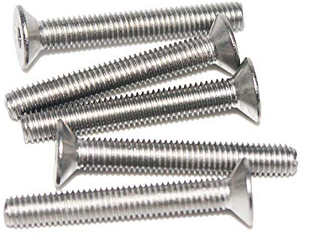 Senkschraube M3 x 30 mm, Edelstahl V2A VA A2, DIN 7991 / ISO 10642, Innensechskant, 100 Stück