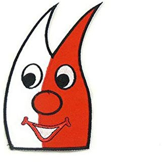 Makotex Bügelbild ~ Domi ~ Kölner Dom Applikation Karneval Köln Rot Weiß