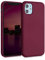 kwmobile Case Compatible with Apple iPhone 11 Case - Slim Protective TPU Silicone Phone Cover - Rhubarb Red