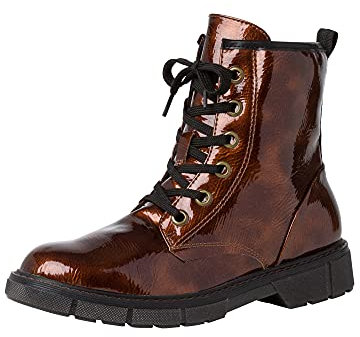 Marco Tozzi Damen 2-2-25282-27 Schnürboot Chukka-Stiefel, Bronce PAT. CO, 38 EU