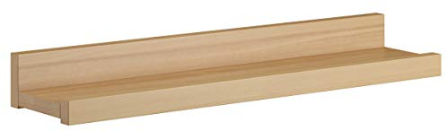 Erst-Holz Wandregal Buche Holzablage Fotoleiste Größenwahl70 cm