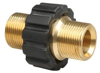 SagaSave 1 adaptateur de nettoyeur haute pression M22 mâle vers M22 mâle à pression rapide en laiton filetage interne pièces de raccordement de tuyau de tuyau de 14 mm