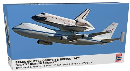 Hasegawa 610844-1/200 Space Shuttle Orbiter & Boeing 747 Farewell - Maßstab 1:200
