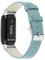 Chofit Armbänder Kompatibel mit Fitbit Luxe Armband, Lederband Ersatzarmband für Luxe Aktivitäts-Tracker (Blau)