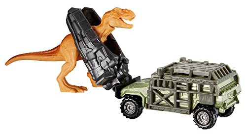 Matchbox Pojazd Jurassic World Transporter Dinozaurów Tyranno-Hauler