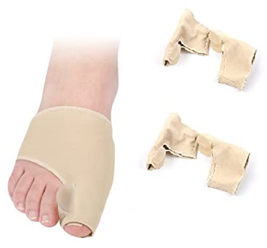 JSHshield Bunion Corrector Pad Relief Orthopädische Daumen Zehenkorrektur Spacer Schiene Gel Protector Stützbandage Bunion Remover Zehenschutz Spreizer Fußpflege Hallux Valgus Socke 2 Paar 41-45