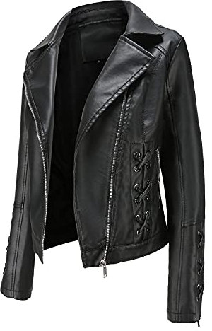 ATZTD Donna Pelle & Ecopelle Giacche & Cappotti tessuto lace-up Giacche nero rosso verde chiaro beige