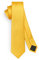 HISDERN Herren Krawatte Gelb Schmale Einfarbig Seide Krawatten für Herren Klassische Formelle Elegante Schlipse Hochzeit Party Business Krawatte 6cm