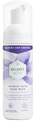 Balance Activ pH Balanced Intimate Daily Foam Wash, Relieves Vaginal and Vulval Discomfort (150ml)