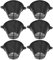 6PCS Plastic Paint Filter with Fine Nylon Mesh Reusable Paint Strainers Funnel Net for Water Based Oil Food Residues 100mm / 3.9in