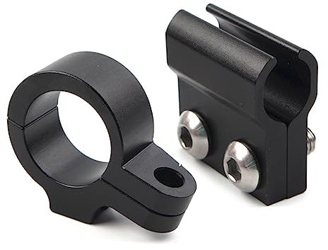 FSFYUK Black Motorcycle Front Brake Cable Clamp, Aluminum Brake Hose Clamp for HONDA CR80R/85R, CR125R/250R, CRF150R-450R