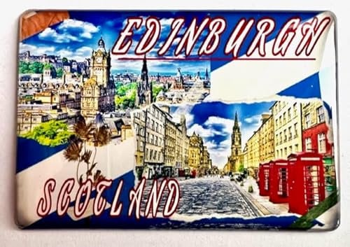 Edinburgh Magnet Scotland Souvenir Edinburgh Fridge Magnet Edinburgh Souvenir Travel Keepsake