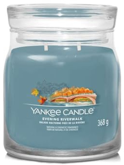 YANKEE CANDLE Signature Medium Jar EVENING RIVERWALK