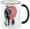 T-Nerds - Lone Hitman and Cub - Tasse Mug Kaffeetasse Teetasse - Schwarz