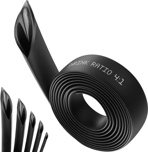 Eventronic Gaine Thermorétractable 4:1 avec Adhésif et Double Paroi- Ø32mm & 1.5m, IP68 Étanche, Ruban Isolant, pour l'isolation Électrique et les Connecteurs de Fils, Ne s'efface Jamais