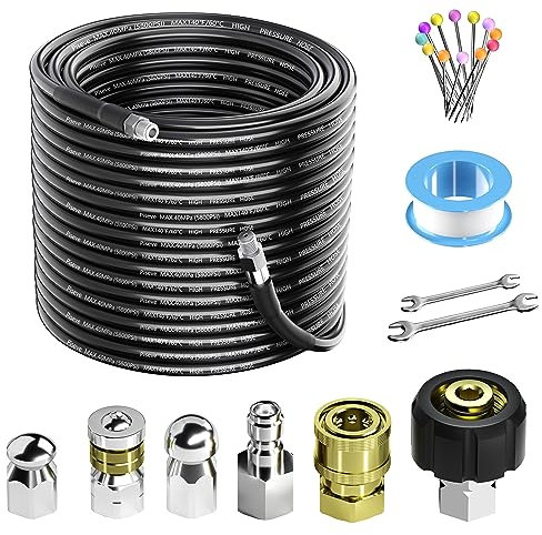 Piseve Piseve-001 - Kit per idropulitrice per idropulitrice, 45 m