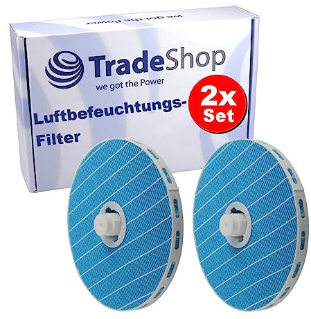 2x Trade-Shop Luftbefeuchtungs-Filter/Luftfilter/Befeuchtungselement kompatibel mit Philips HU5930 HU5930/10 HU5931/11, Ersatz für Philips FY5156/10