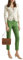 United Colors of Benetton Pantalone 4CV0558S4, Verde Bosco 2G3, 44 Donna