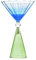 BAMFY Farbig Weingläser, Kristall Einzigartig Rotweingläser for Weißwein, Rotwein, Oder Cocktails Kelch for Party Riegel Vintage-Dekor (Color : C)