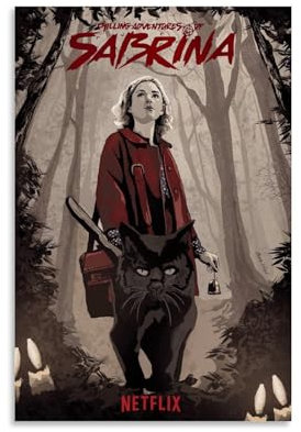 INEOUT Chilling Adventures of Sabrina Poster Dekorative Malerei Leinwand Wandkunst Wohnzimmer Poster Schlafzimmer Malerei,Wandkunst Bilddruck Moderne Familienzimmer Dekor 20x30inch(50x75cm)