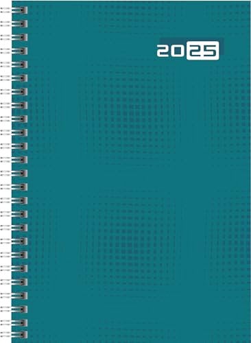 rido/idé Buchkalender Mod. futura 2 2025 | A5, Papier, petrol