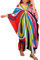 Bsubseach Plus Size Kaftan Long Swimsuit Coverup for Women Caftans Loungewear Casual Fall Dress Colored Stripes