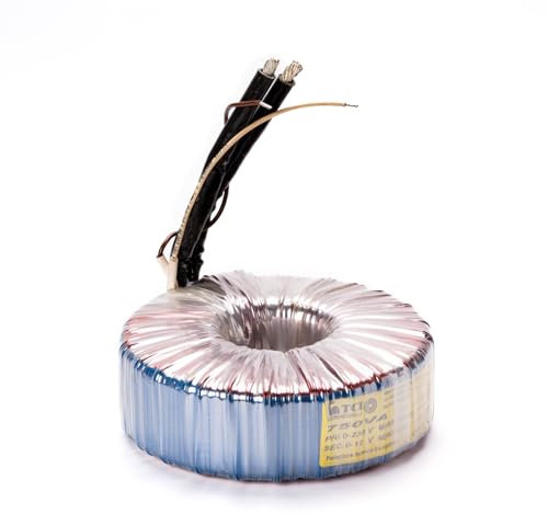 TCI Ringkerntrafo 750VA dimmbar Elektronischer Transformator MOD.147239 Driver ringförmig 12V 750W 50/60Hz Ø16cm Höhe 4.8cm dimmable blau