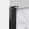 Raouoae Fliesenschiene Lang 125CM*2 Stück Eckprofil Dicke: 10 Mm Aluminium (eloxiert) Fliesenprofil Für Innenbereich, Büro, Schule, Hotel (Schwarz)