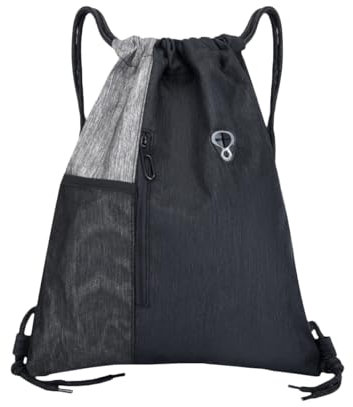 Turnbeutel Erwachsene Wasserdicht Lässig Faltbar - Sportbeutel Wasserabweisend Sporttasche mit Kordelzug Wasserdichte Rucksack mit Verstellbarem Riemen für Fitness Sport - JSB031-12